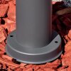 Caserta outdoor socket, pedestal light, path light anthracite, 1-light source