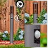 Sessa path light anthracite, 1-light source, Motion sensor