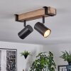 Storuma ceiling light, ceiling spotlight Ecru, black, 2-light sources