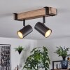 Storuma ceiling light, ceiling spotlight Ecru, black, 2-light sources