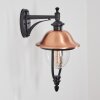 Gascon outdoor wall light, wall light copper, black, 1-light source