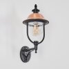 Gascon outdoor wall light, wall light copper, black, 1-light source