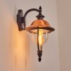 Gascon outdoor wall light, wall light copper, black, 1-light source