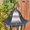 Lignac lamp post, path light black, silver, 1-light source