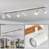 Gesteira ceiling light, ceiling spotlight Ecru, white, 6-light sources