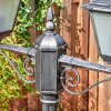 Naofe lamp post, path light black, silver, 2-light sources