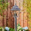 Naofe path light black, silver, 1-light source