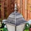 Naofe path light black, silver, 1-light source