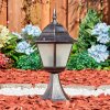 Naofe pedestal light, path light black, silver, 1-light source