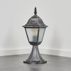 Naofe pedestal light, path light black, silver, 1-light source