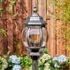 Lentua path light black, silver, 1-light source