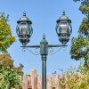 Lentua lamp post, path light green, black, 2-light sources