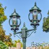 Lentua lamp post, path light green, black, 2-light sources