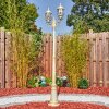 Lentua lamp post, path light gold, white, 2-light sources