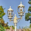 Lentua lamp post, path light gold, white, 2-light sources