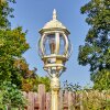 Lentua lamp post, path light gold, white, 1-light source