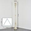 Lentua lamp post, path light gold, white, 1-light source