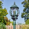 Lentua lamp post, path light green, black, 1-light source