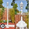 Lentua lamp post, path light white, 1-light source