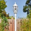 Lentua lamp post, path light white, 1-light source