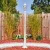 Lentua lamp post, path light white, 1-light source