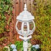 Lentua lamp post, path light white, 1-light source