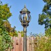 Lentua lamp post, path light gold, black, 1-light source