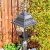 Naofe lamp post, path light black, silver, 1-light source