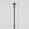 Naofe lamp post, path light black, silver, 1-light source