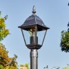 Naofe lamp post, path light black, silver, 1-light source