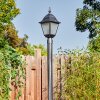 Naofe lamp post, path light black, silver, 1-light source