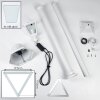 Naofe lamp post, path light white, 1-light source