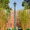 Naofe lamp post, path light green, black, 1-light source