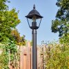 Naofe lamp post, path light black, 1-light source