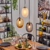 Nyberget hanging light, globe light, pendant light brass, 3-light sources