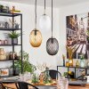 Nyberget hanging light, globe light, pendant light brass, 3-light sources