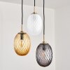 Nyberget hanging light, globe light, pendant light brass, 3-light sources