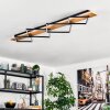 Pompu ceiling light LED Ecru, black, 1-light source