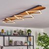 Pompu ceiling light LED dark brown, black, 1-light source