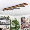 Pompu ceiling light LED dark brown, black, 1-light source