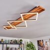 Pompu ceiling light LED dark brown, black, 1-light source