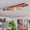 Pompu ceiling light LED dark brown, black, 1-light source