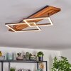 Pompu ceiling light LED dark brown, black, 1-light source