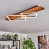 Pompu ceiling light LED dark brown, black, 1-light source