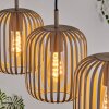 Bystrup hanging light, pendant light beige, sand-coloured, 3-light sources