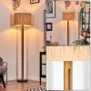 Granja floor lamp brown, Ecru, black, 1-light source