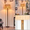 Cavaca floor lamp brown, Ecru, black, 1-light source