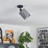 Lendemarke ceiling light, ceiling spotlight black, 1-light source