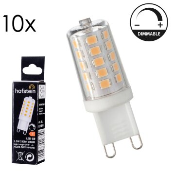 G9 LED 3.5 Watt warm-white dimmable 330 Lumen