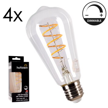 E27 LED 6 Watt warm-white dimmable 350 Lumen